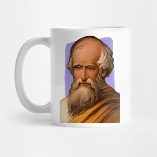 Greek Mathematician Archimedes illustration Mug